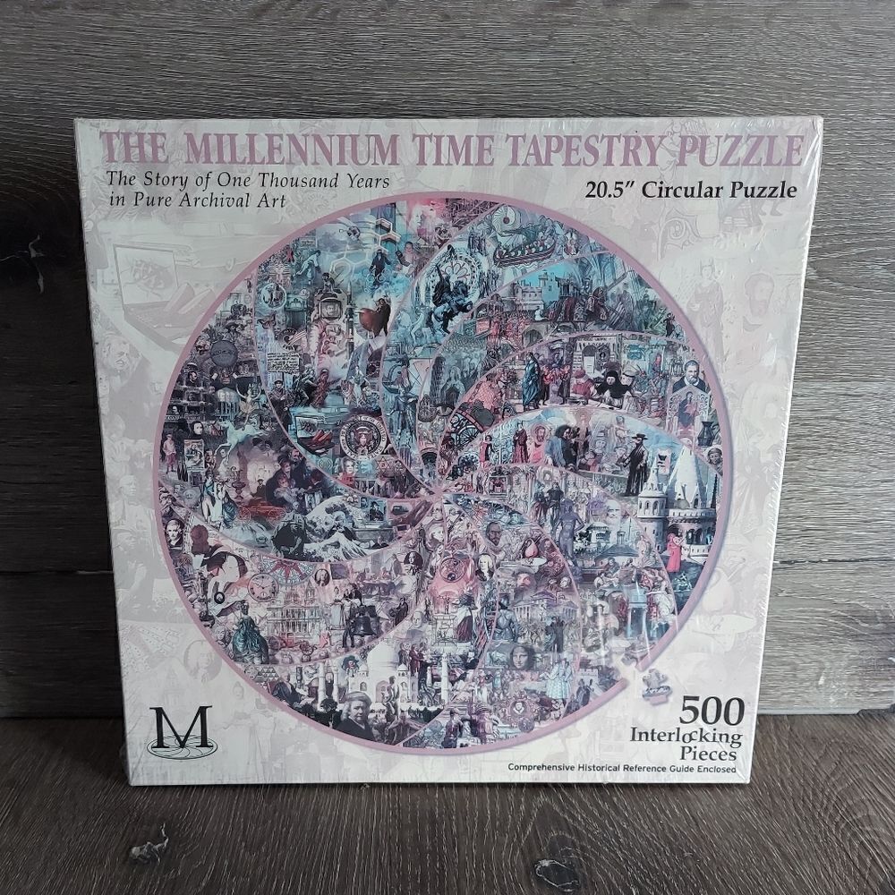 The Millennium Time Tapestry Puzzle 20.5" Circular Jigsaw Puzzle